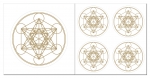 Metatron Aufkleber-Set  5-teilig