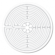 Chartres Labyrinth Aufkleber auf Rolle